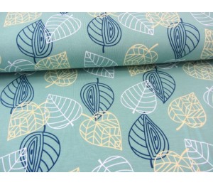 Jersey - Leaves dunkelmint